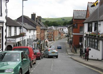 Touring the Welsh Town of Knighton, Powys