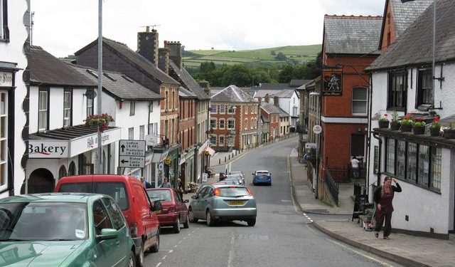 Touring the Welsh Town of Knighton, Powys
