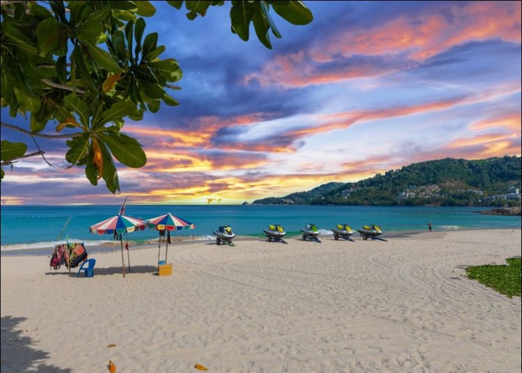 The ocean view from a kid-friendly resort in Phuket